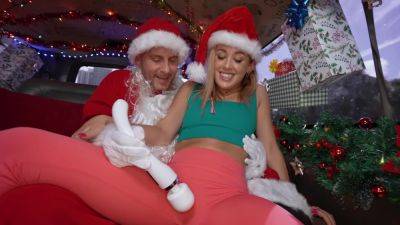 Amazing bang bus Christmas special in scenes of loud hardcore on gangbangnow.com